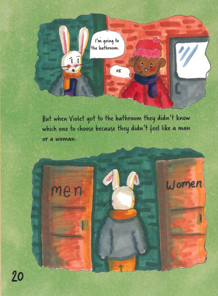 page from the book Violet's Friend